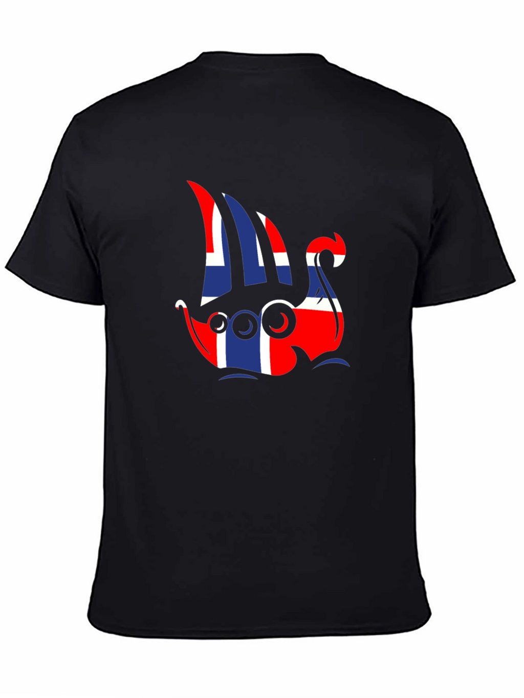 Norway Flag Viking Ship Graphic Tee