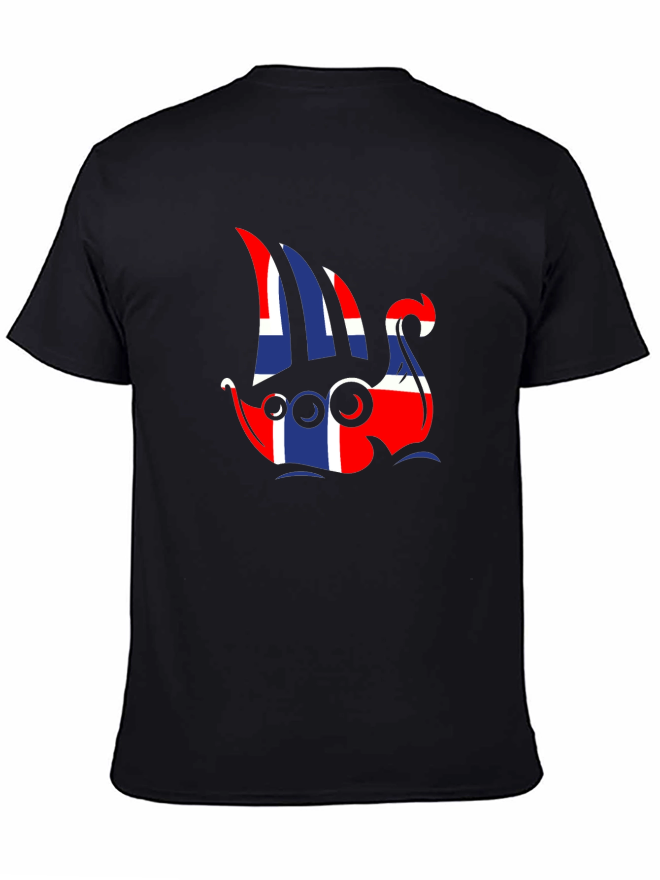 Norway Flag Viking Ship Graphic Tee