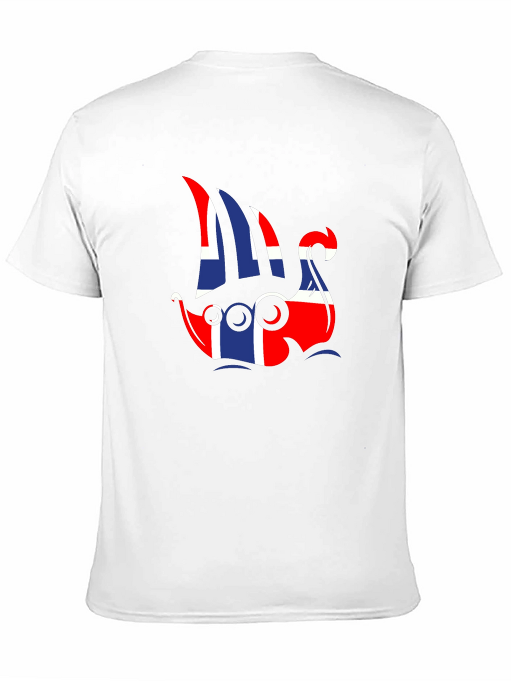 Norway Flag Viking Ship Graphic Tee