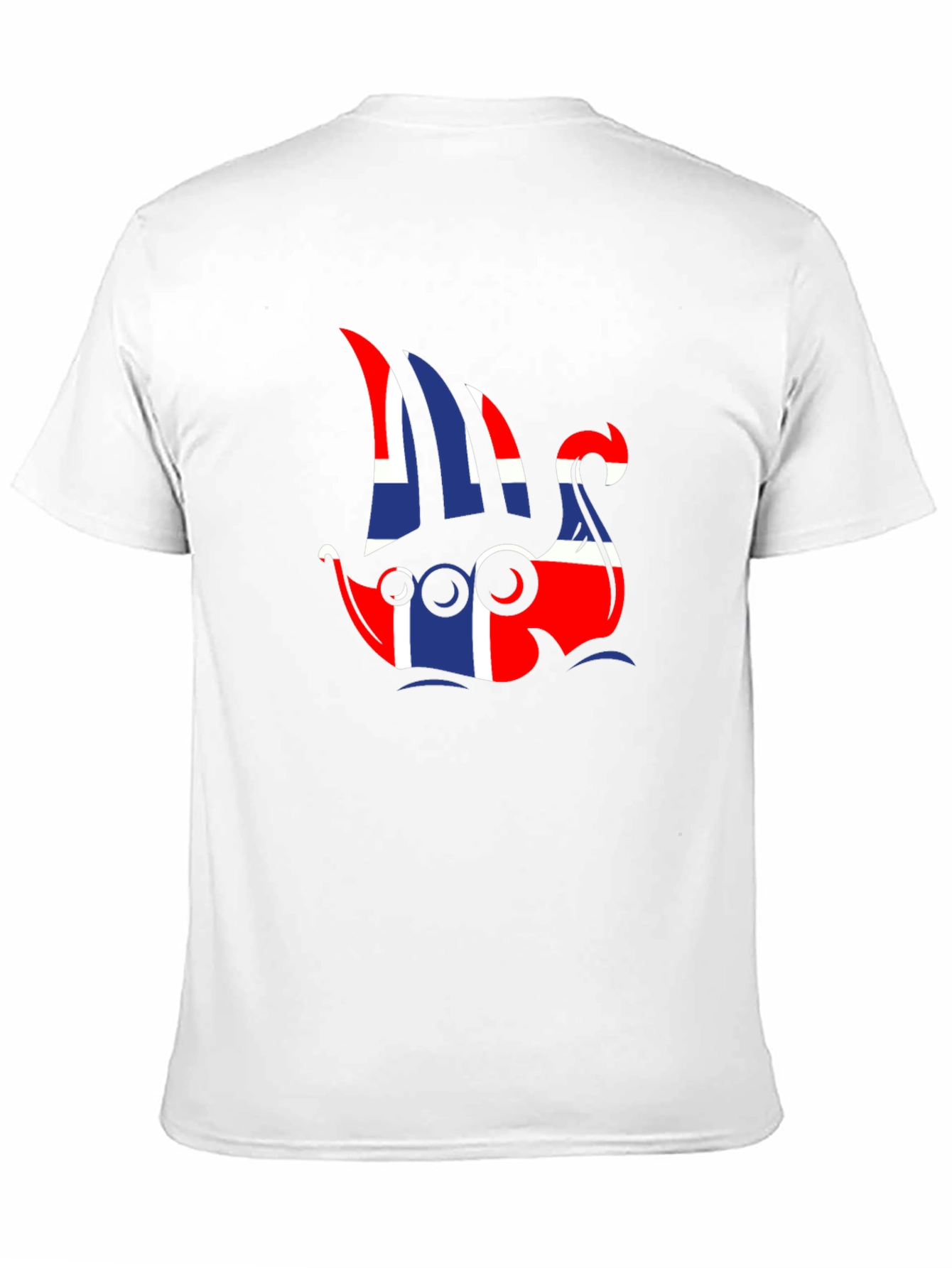 Norway Flag Viking Ship Graphic Tee