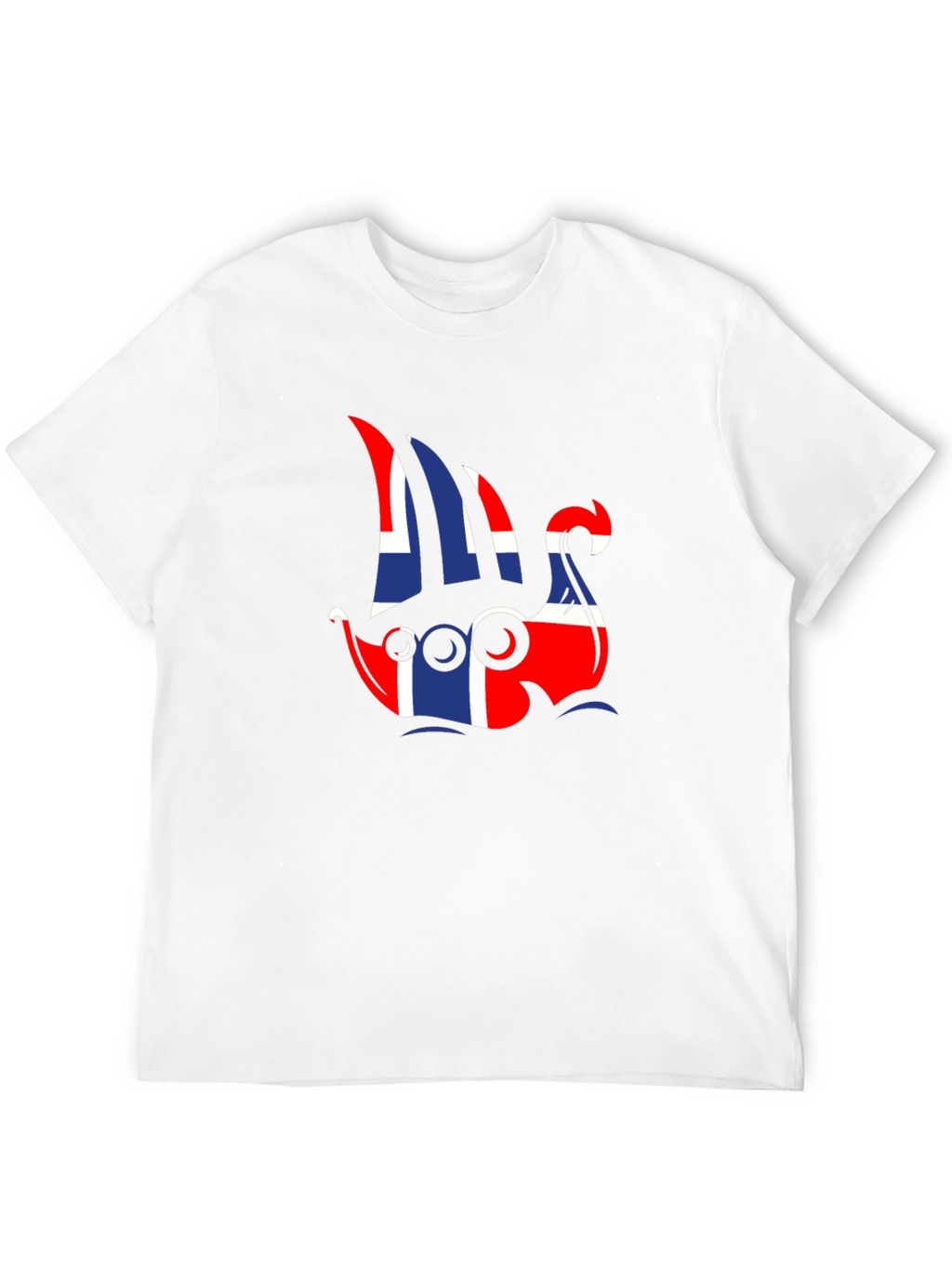 Norway Flag Viking Ship Graphic Tee
