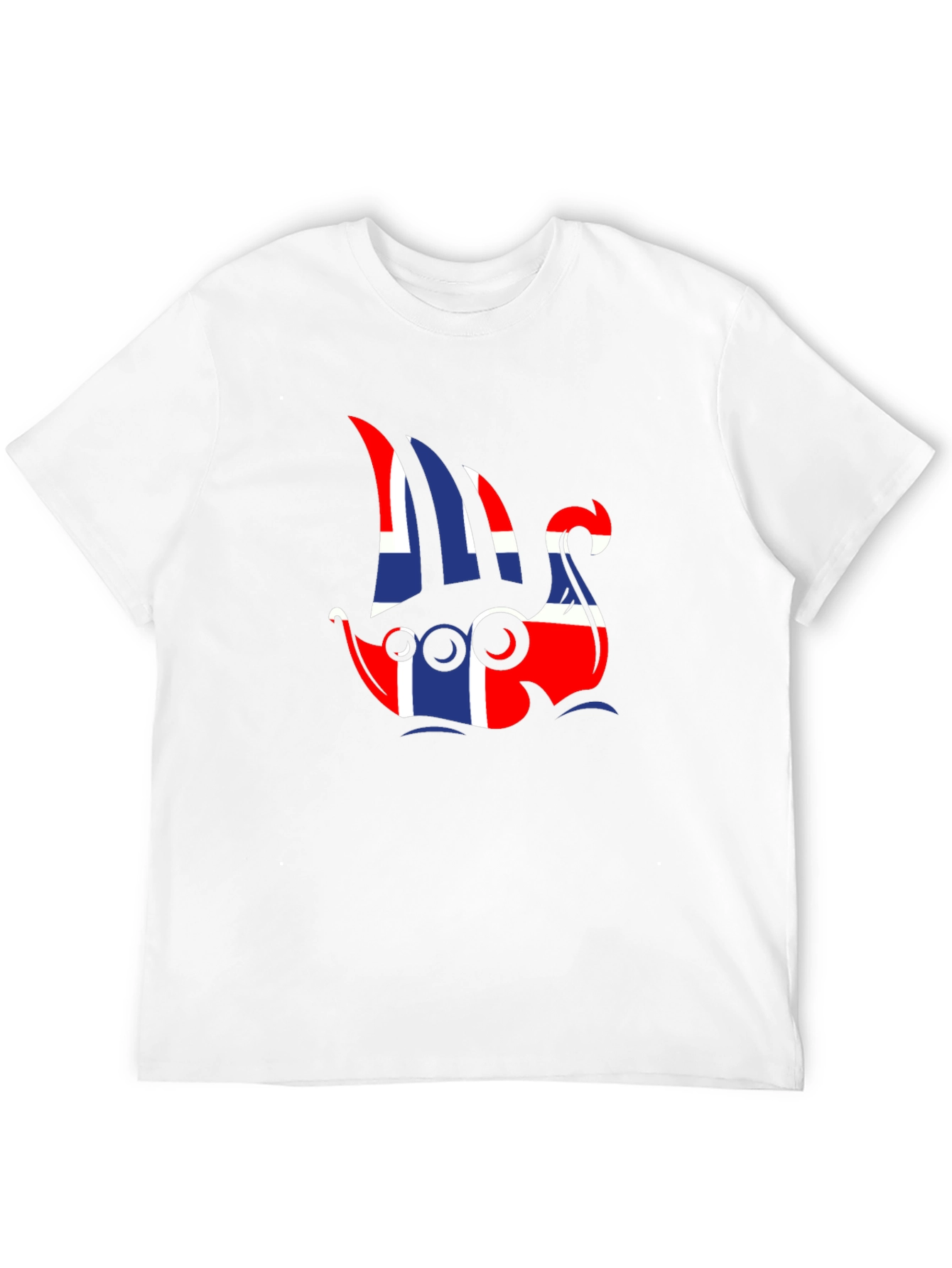 Norway Flag Viking Ship Graphic Tee