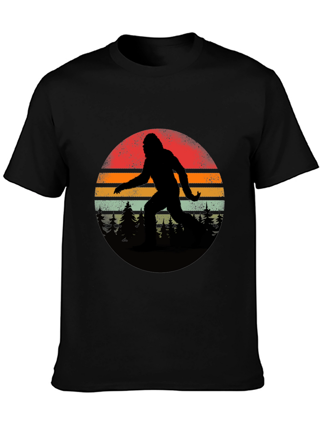 Retro Bigfoot Silhouette T-Shirt