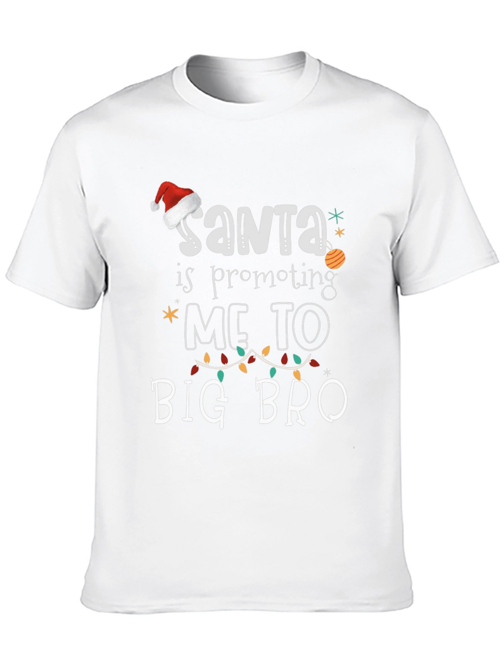 Santa Promoting Me to Big Bro T-Shirt