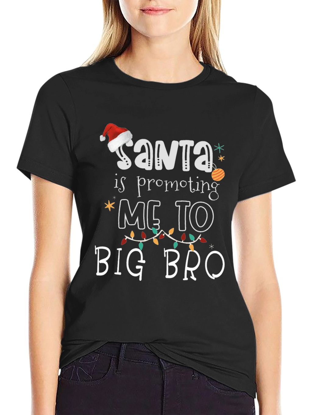 Santa Promoting Me to Big Bro T-Shirt