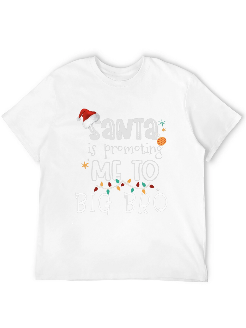 Santa Promoting Me to Big Bro T-Shirt