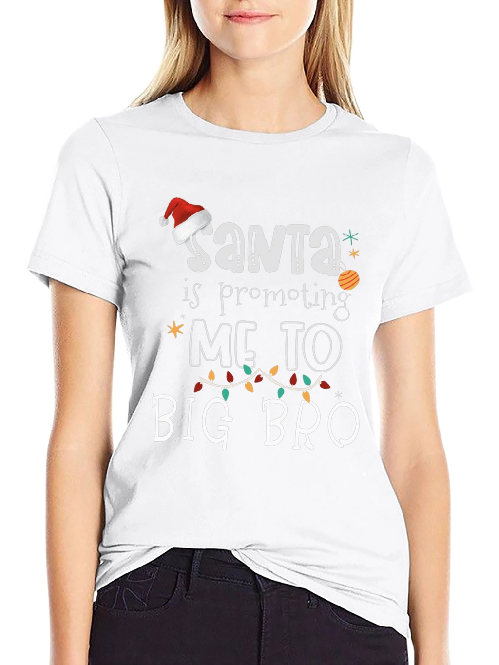 Santa Promoting Me to Big Bro T-Shirt