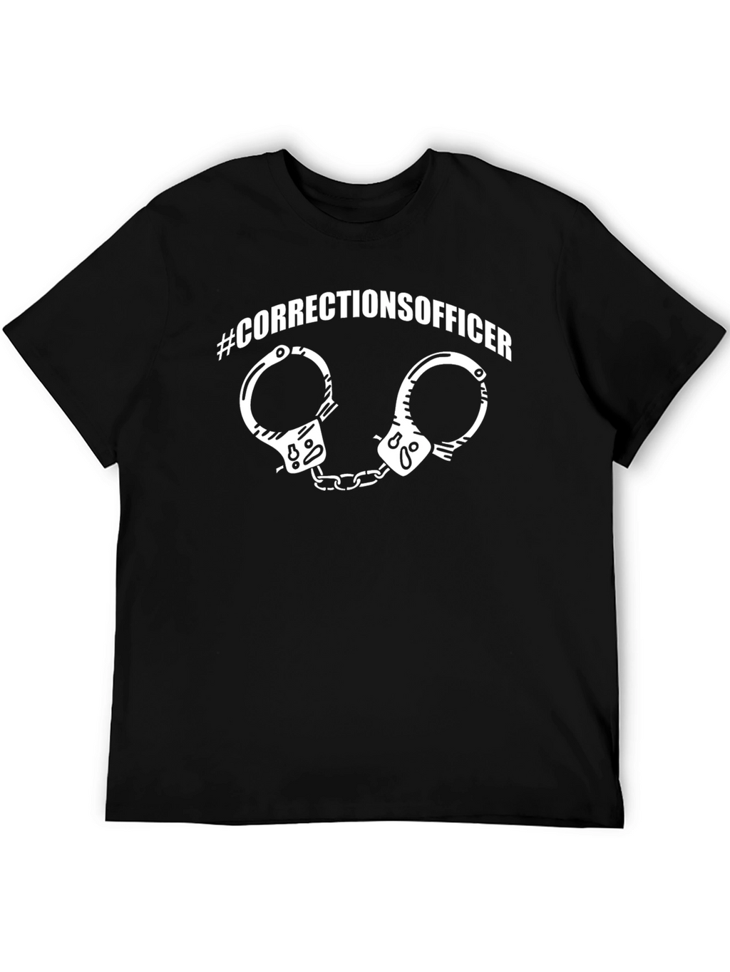 Corrections Officer Handcuffs Graphic T-Shirt
