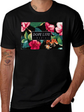 Dope Lyfe Mafia Floral Graphic T-Shirt