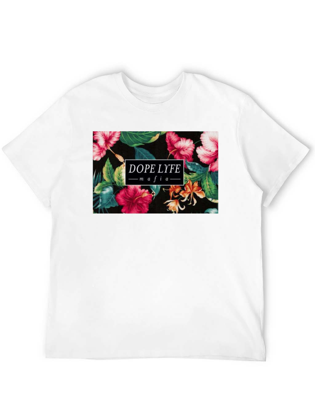 Dope Lyfe Mafia Floral Graphic T-Shirt