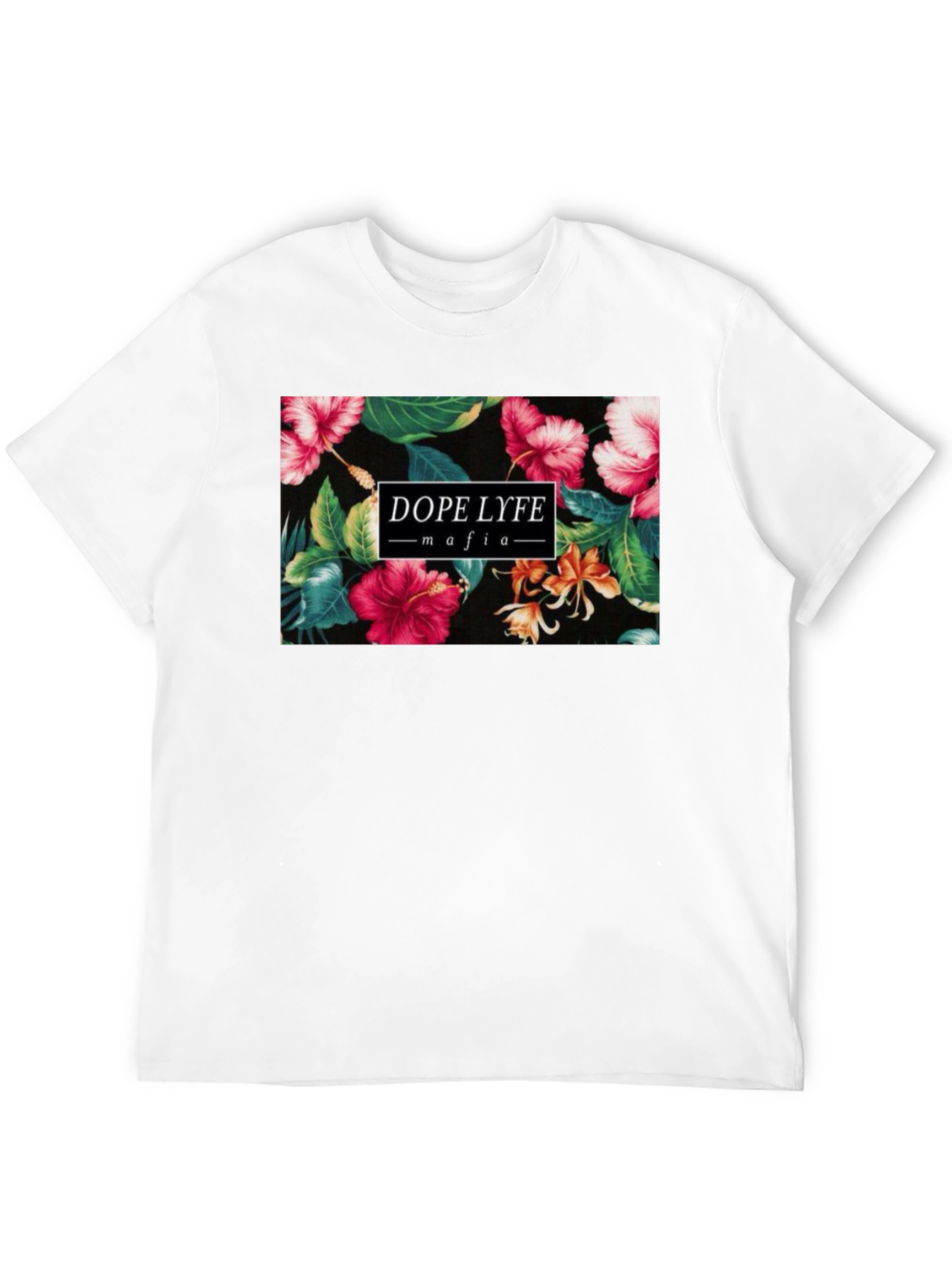 Dope Lyfe Mafia Floral Graphic T-Shirt