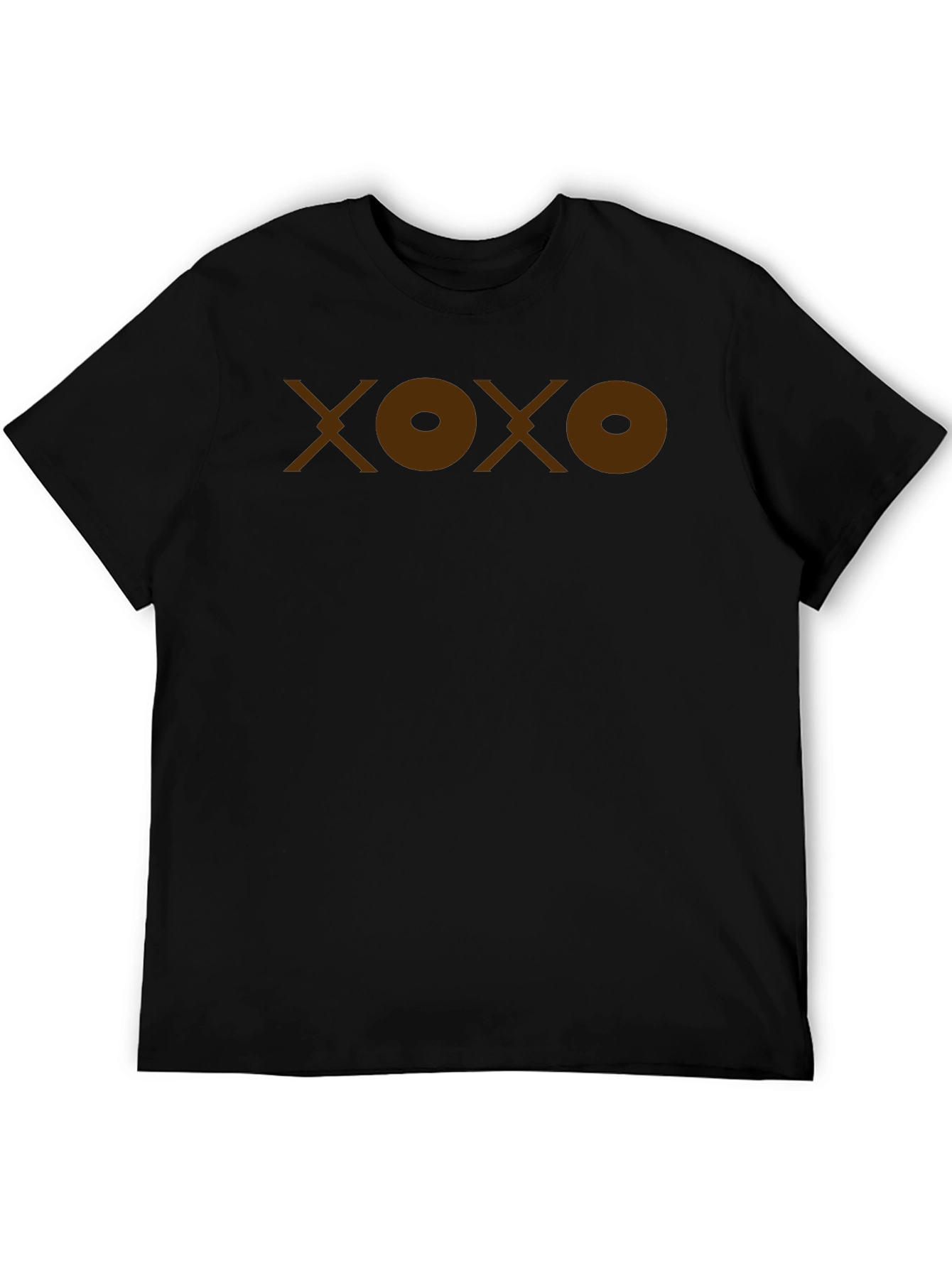 XOXO Graphic T-Shirt - Casual Black Tee