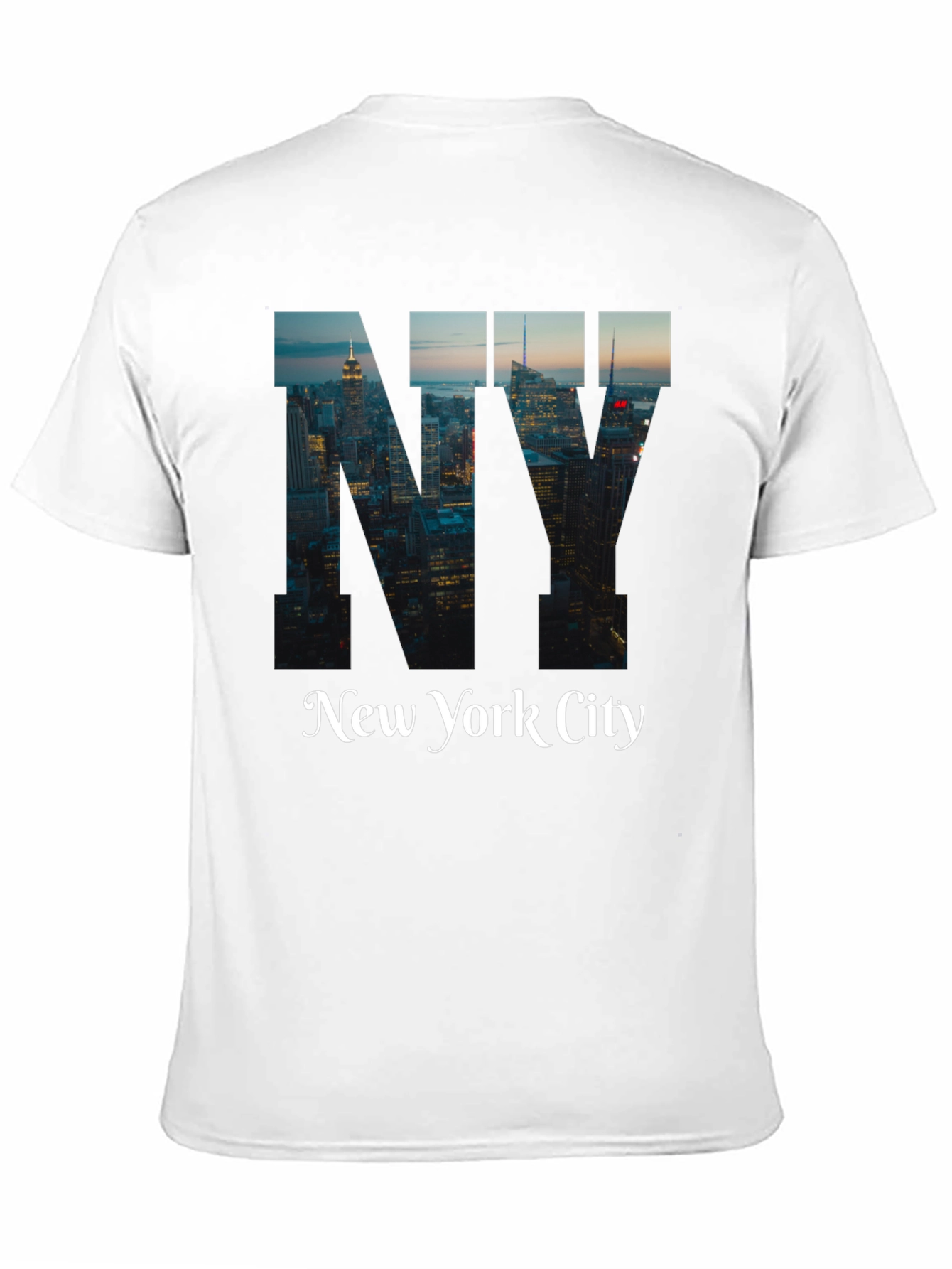 New York City Graphic Print Black T-Shirt