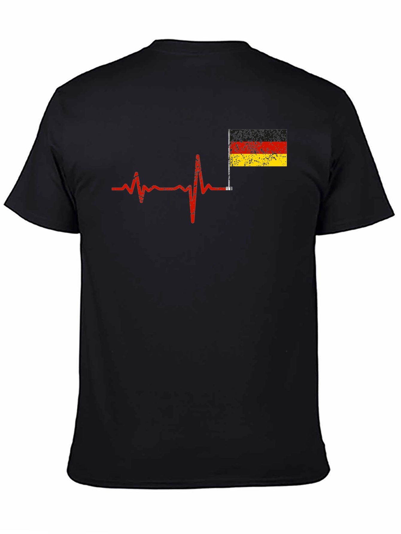 German Pride Heartbeat T-Shirt - Deutschland Liebe