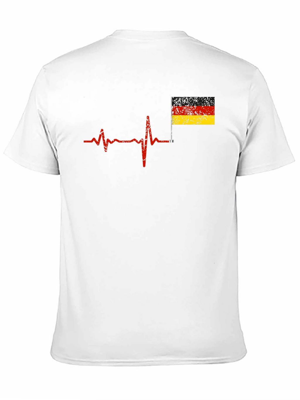 German Pride Heartbeat T-Shirt - Deutschland Liebe