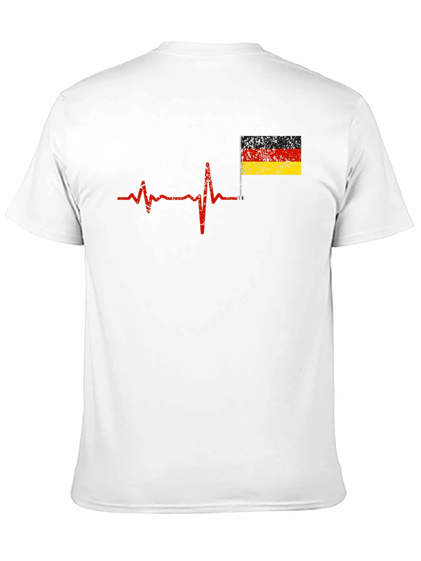 German Pride Heartbeat T-Shirt - Deutschland Liebe