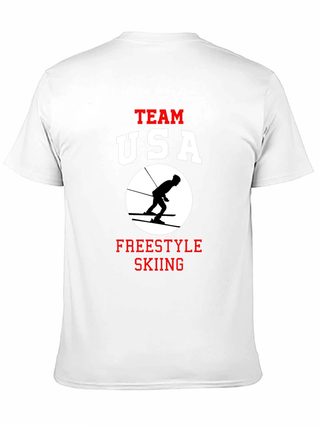 Team USA Freestyle Skiing Black T-Shirt