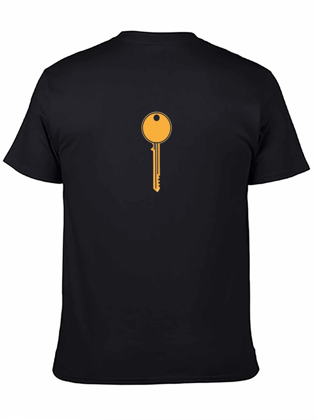 Key Graphic Black Tee - Unlock Your Style