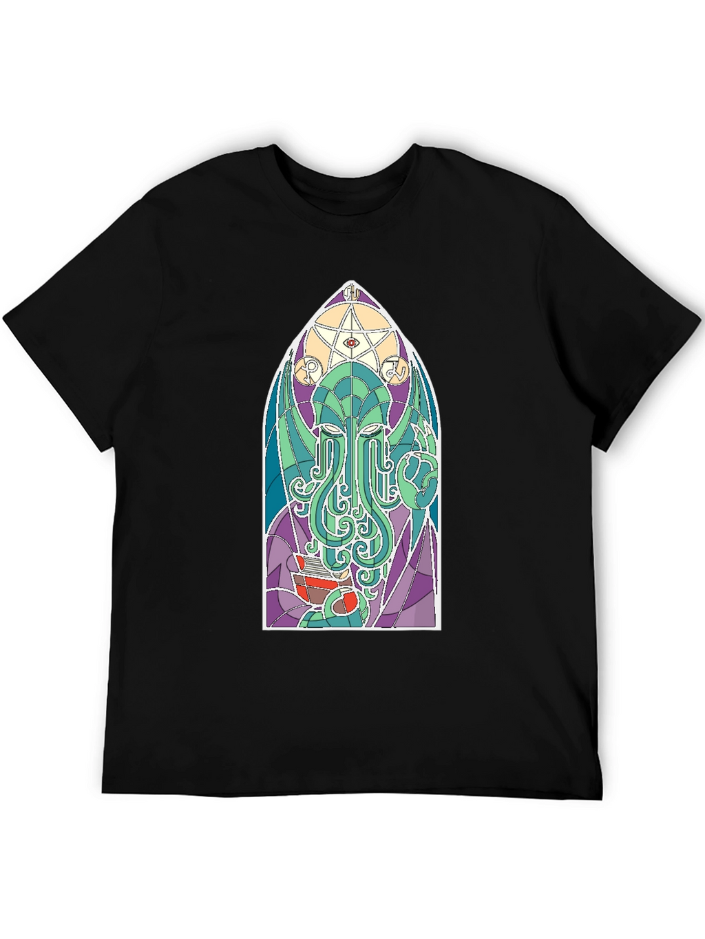 Cthulhu Stained Glass T-Shirt