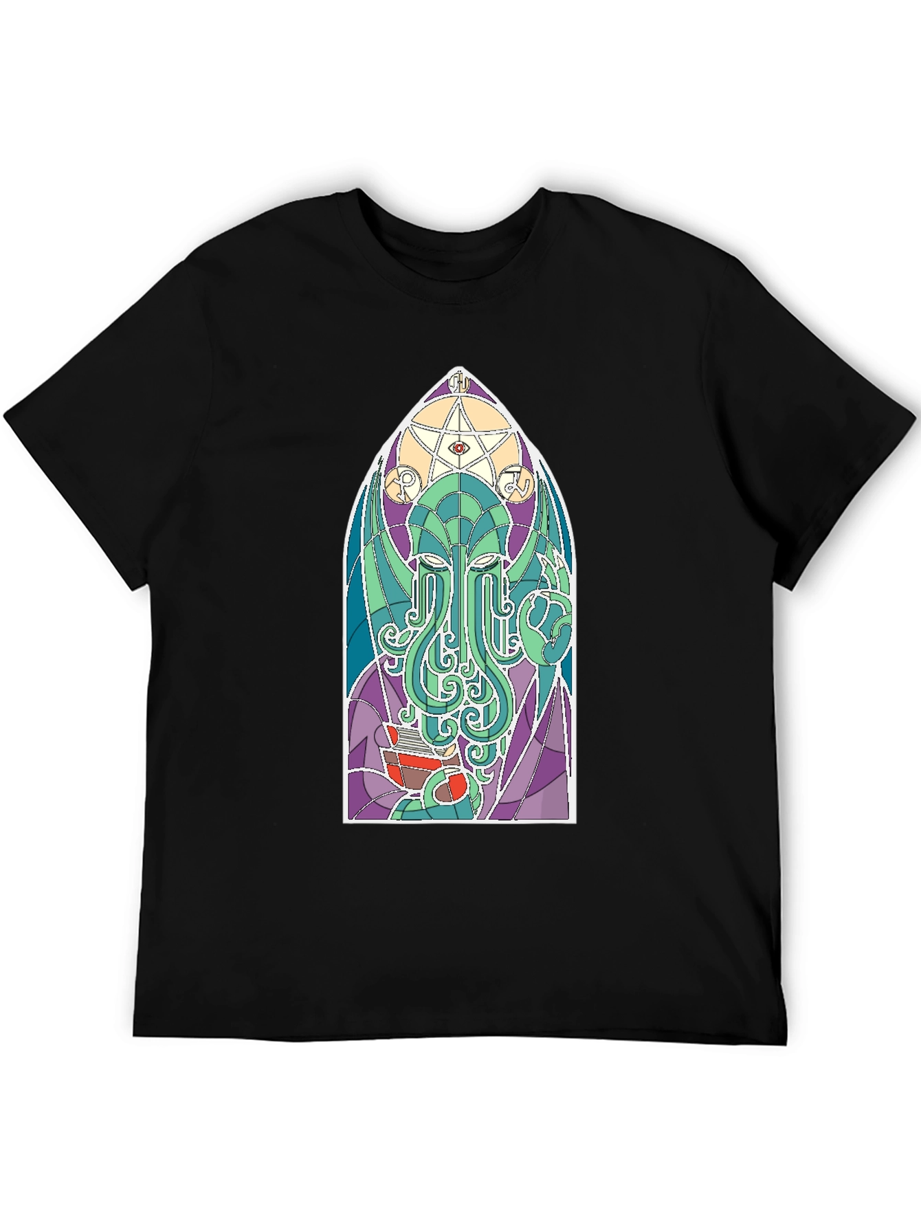 Cthulhu Stained Glass T-Shirt