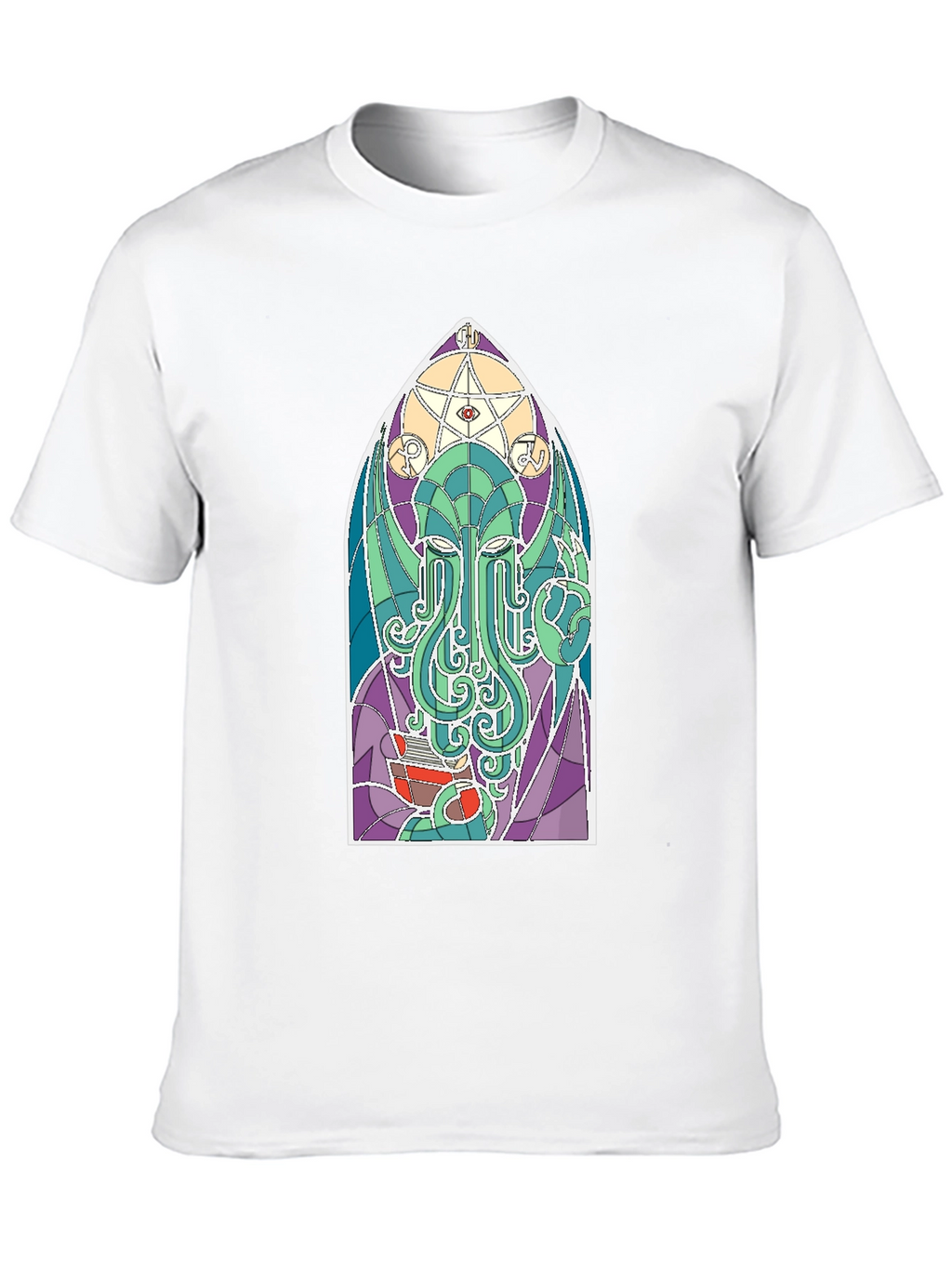Cthulhu Stained Glass T-Shirt