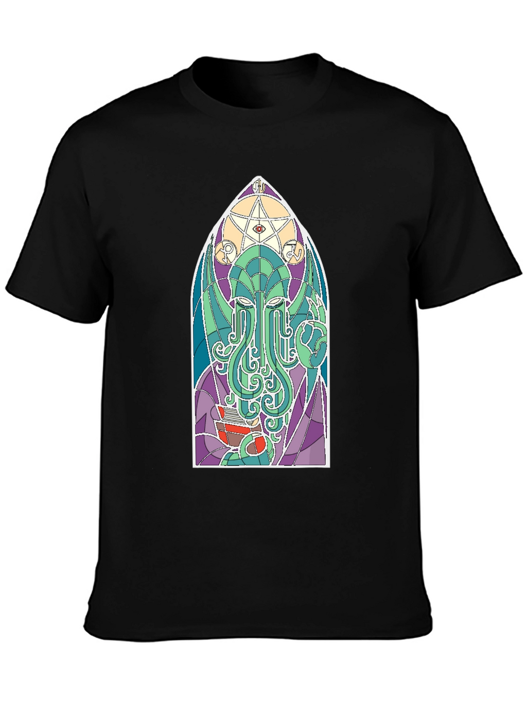 Cthulhu Stained Glass T-Shirt