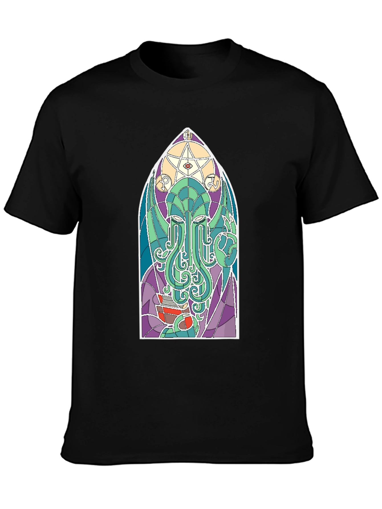 Cthulhu Stained Glass T-Shirt