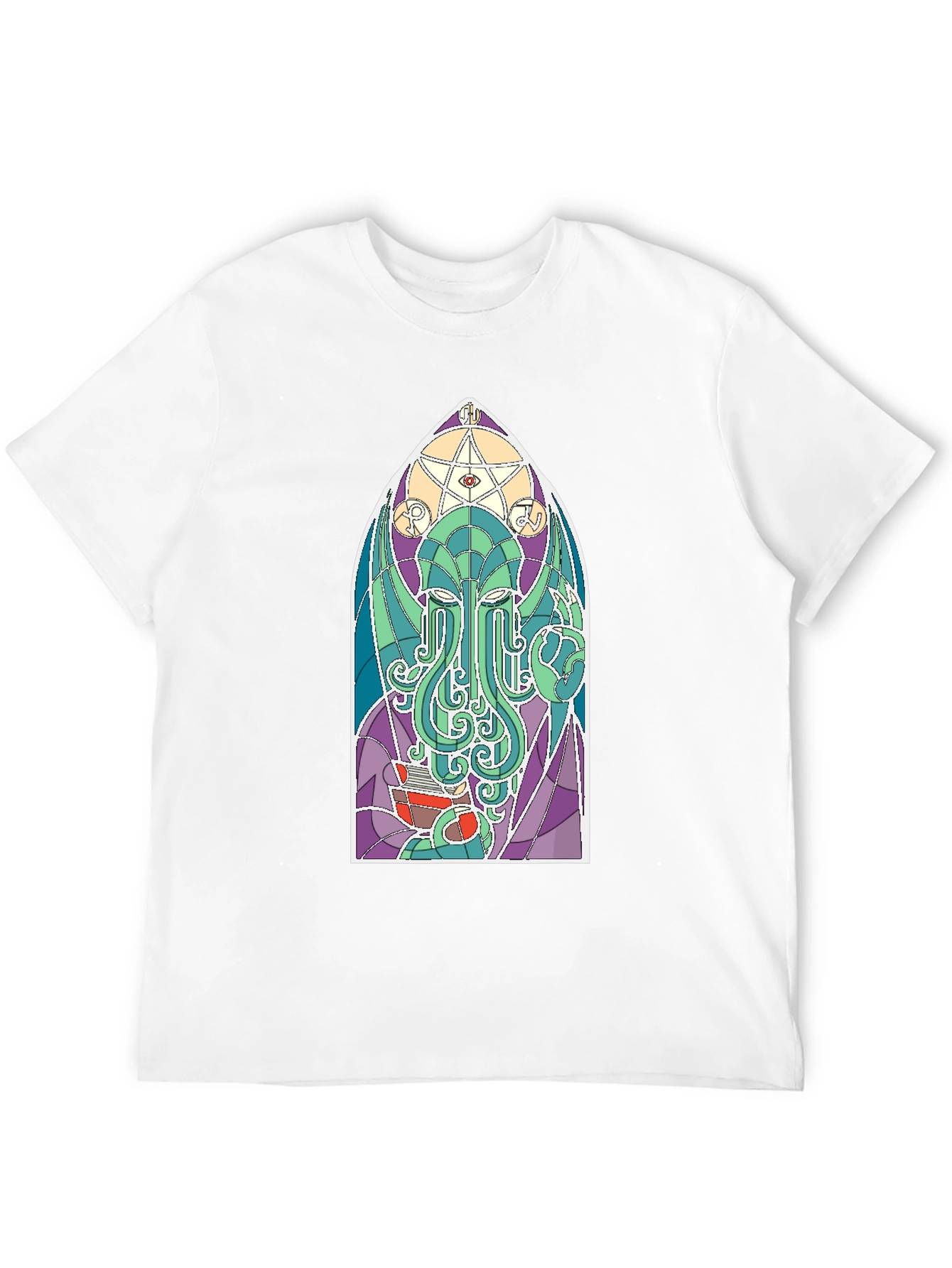 Cthulhu Stained Glass T-Shirt