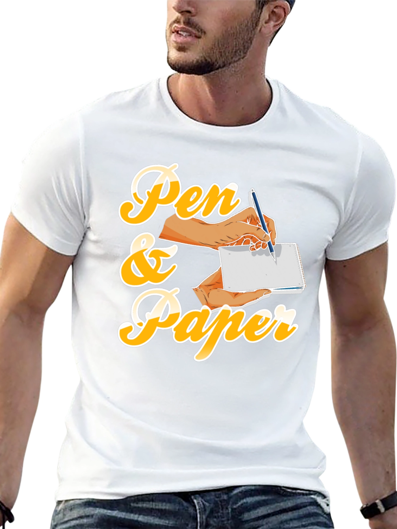 Pen & Paper Graphic T-Shirt