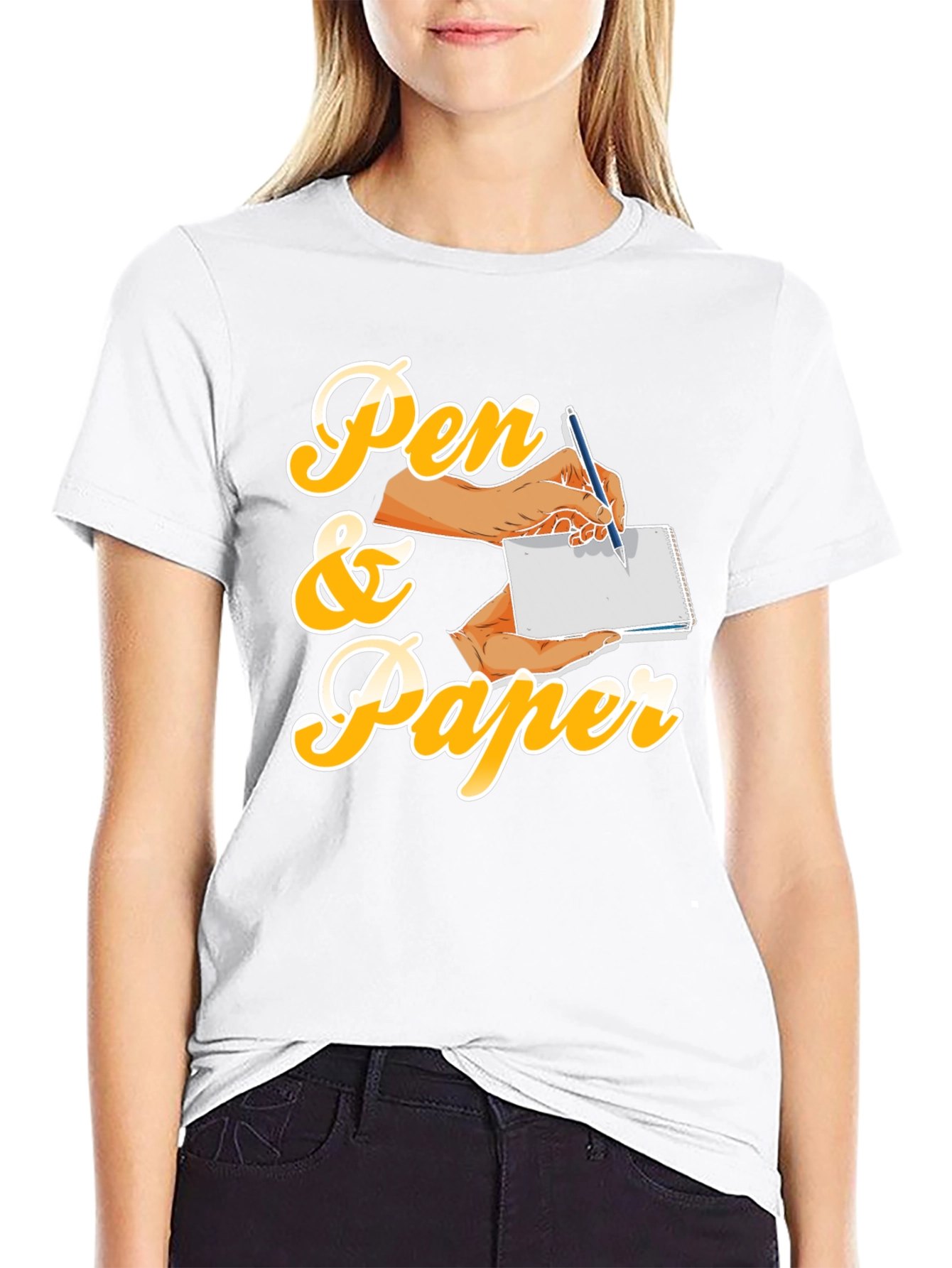 Pen & Paper Graphic T-Shirt