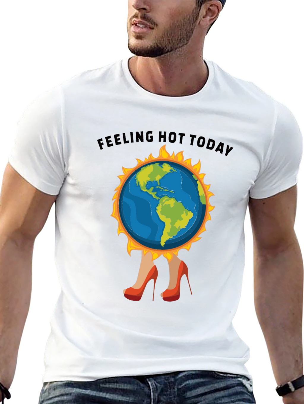 Feeling Hot Today T-Shirt - Global Warming Tee