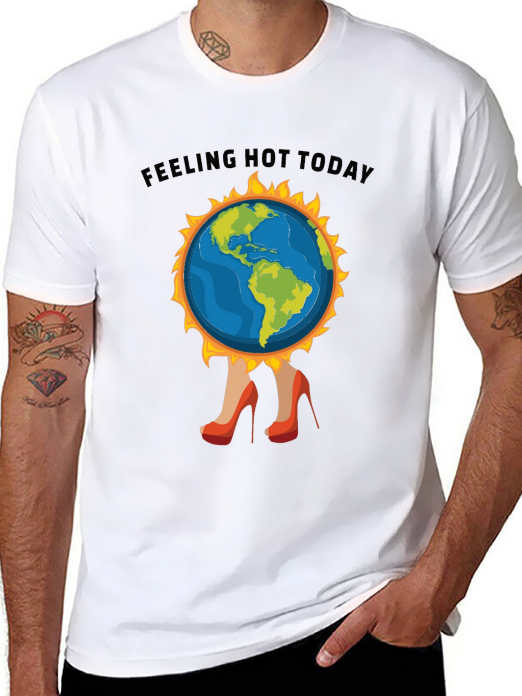 Feeling Hot Today T-Shirt - Global Warming Tee
