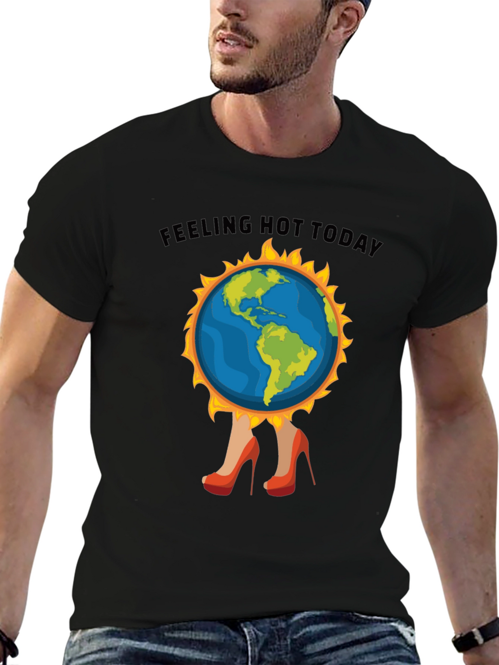 Feeling Hot Today T-Shirt - Global Warming Tee