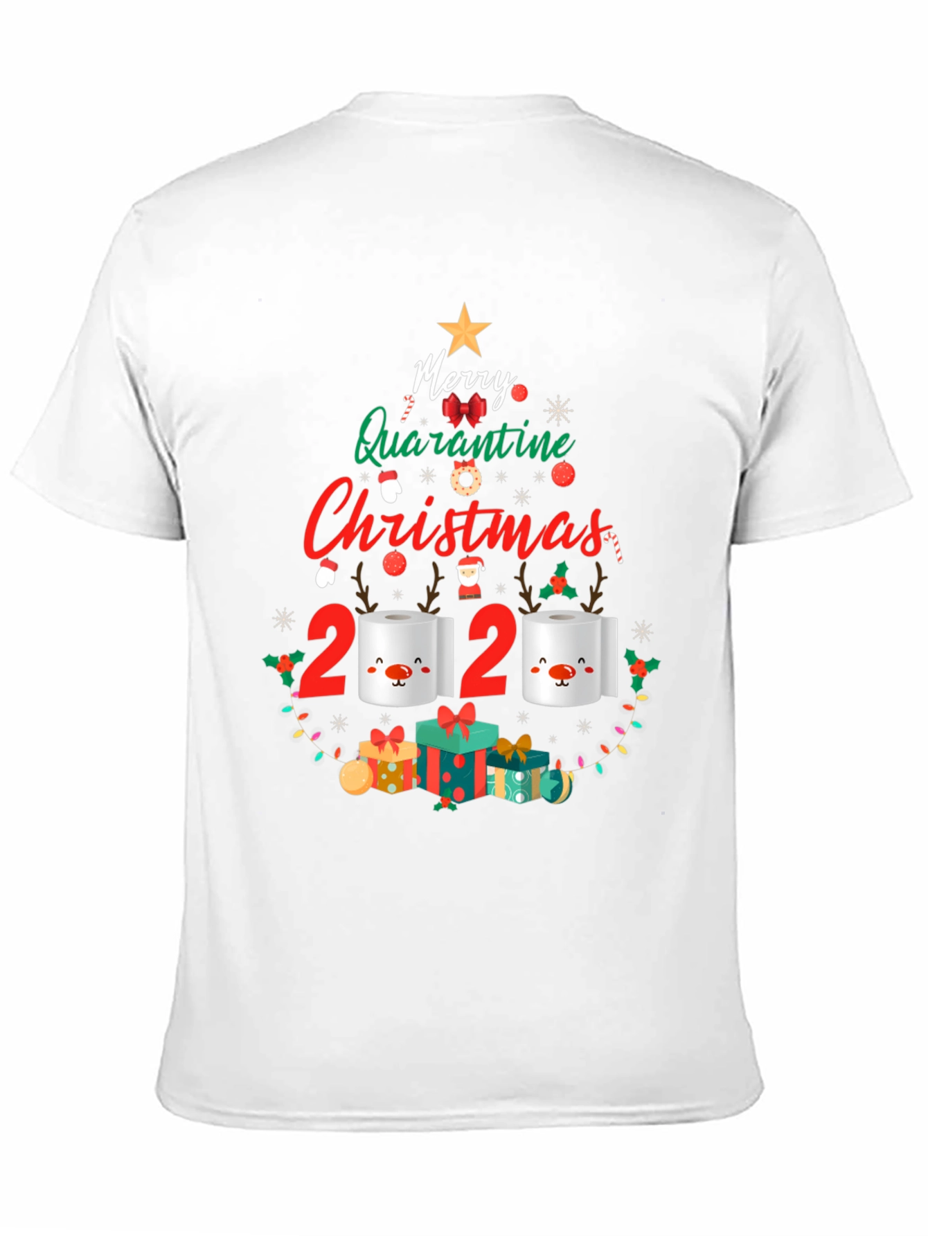 Funny 2020 Quarantine Christmas T-Shirt