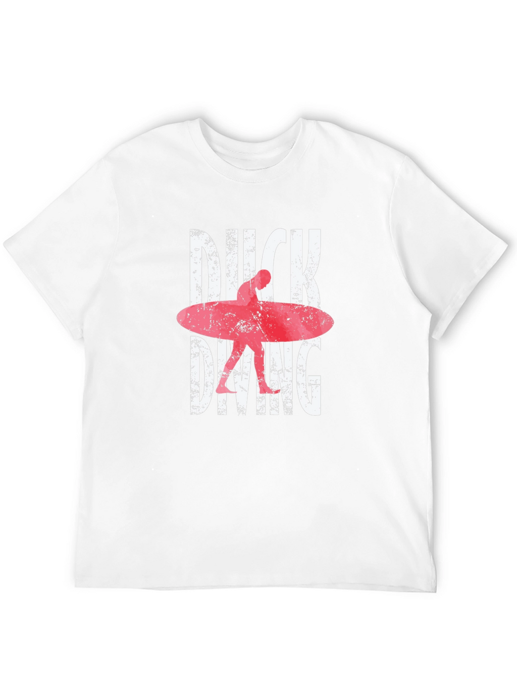 Duck Diving Surfer Graphic Tee - Black Cotton T-Shirt