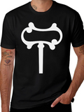 Unique Symbol Graphic T-Shirt - Black