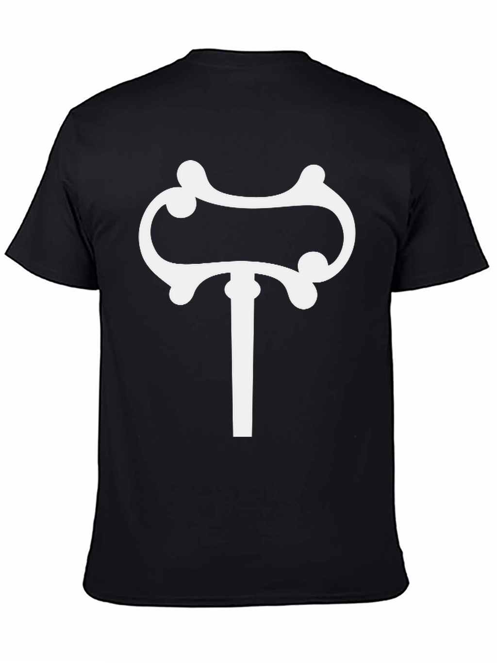Unique Symbol Graphic T-Shirt - Black