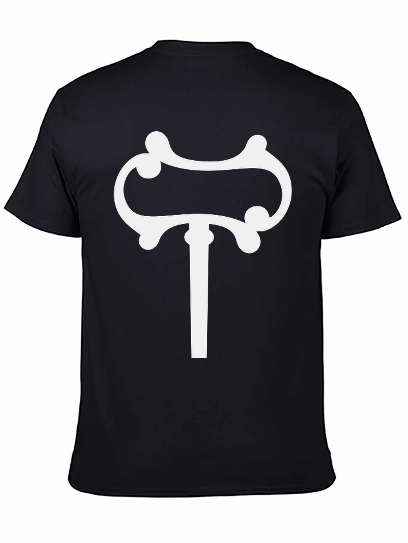 Unique Symbol Graphic T-Shirt - Black