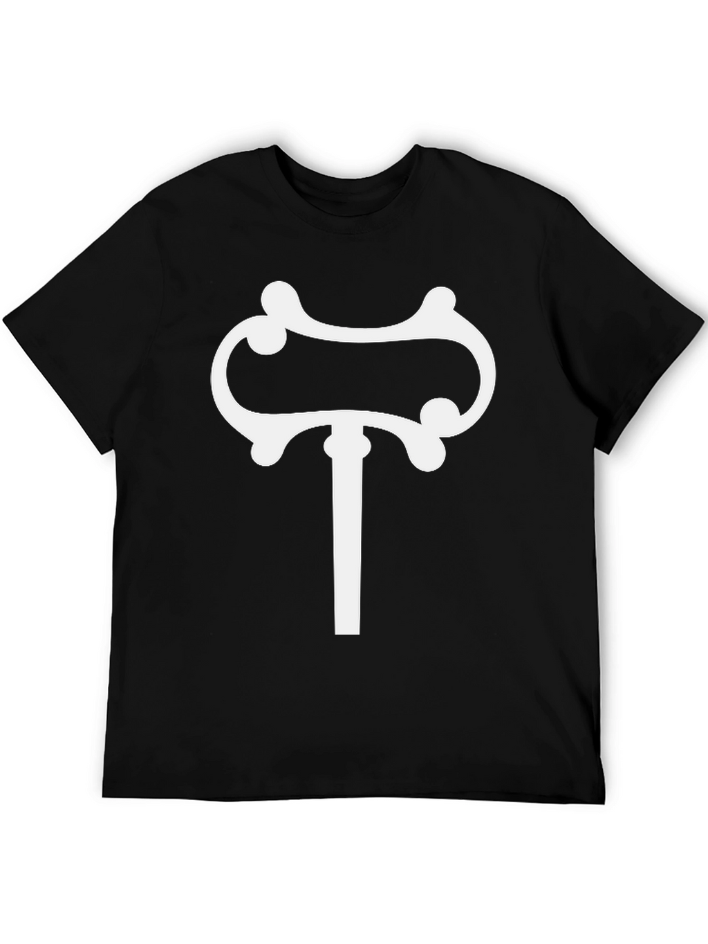 Unique Symbol Graphic T-Shirt - Black