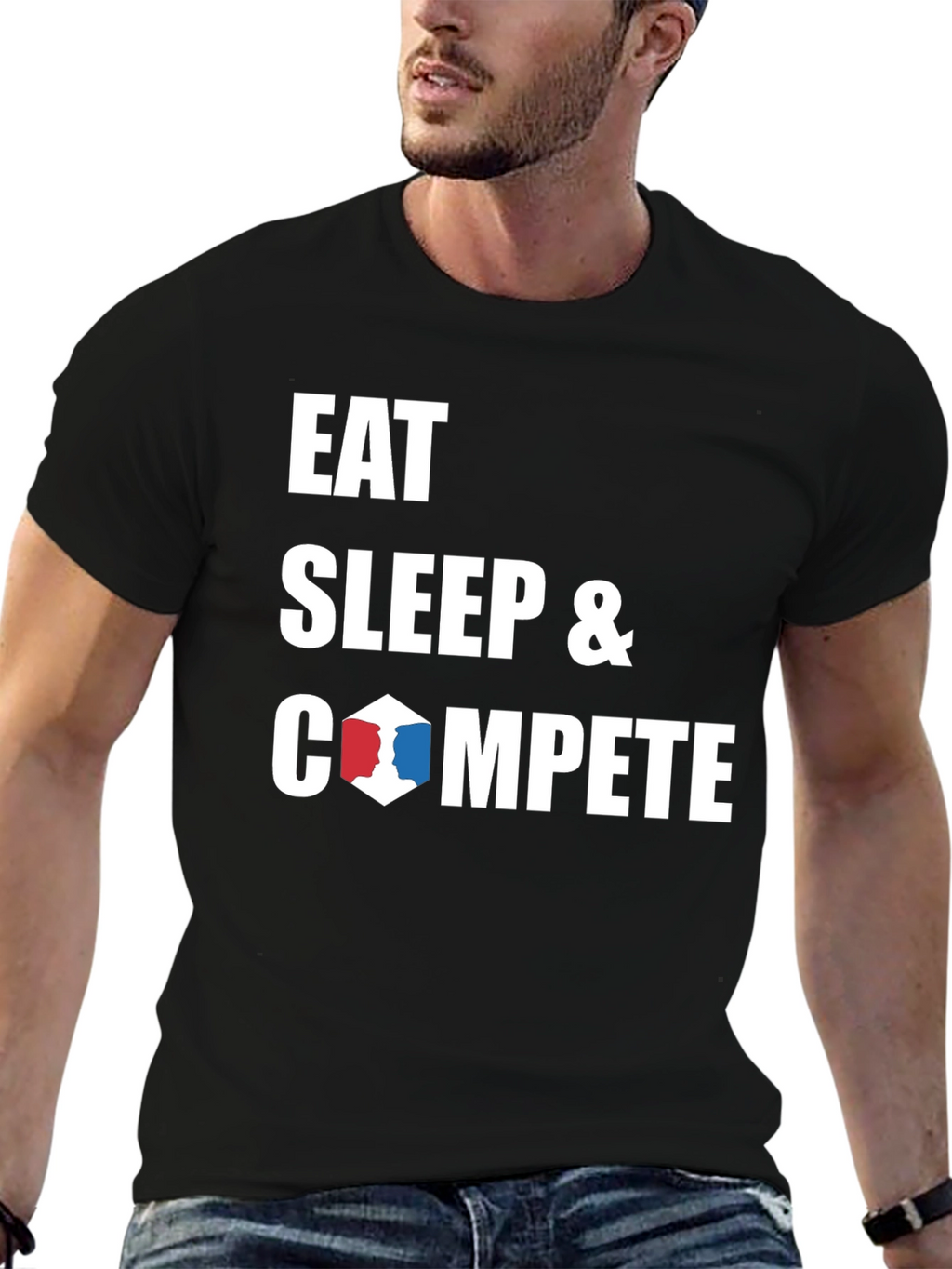 Eat Sleep & Compete Graphic Tee