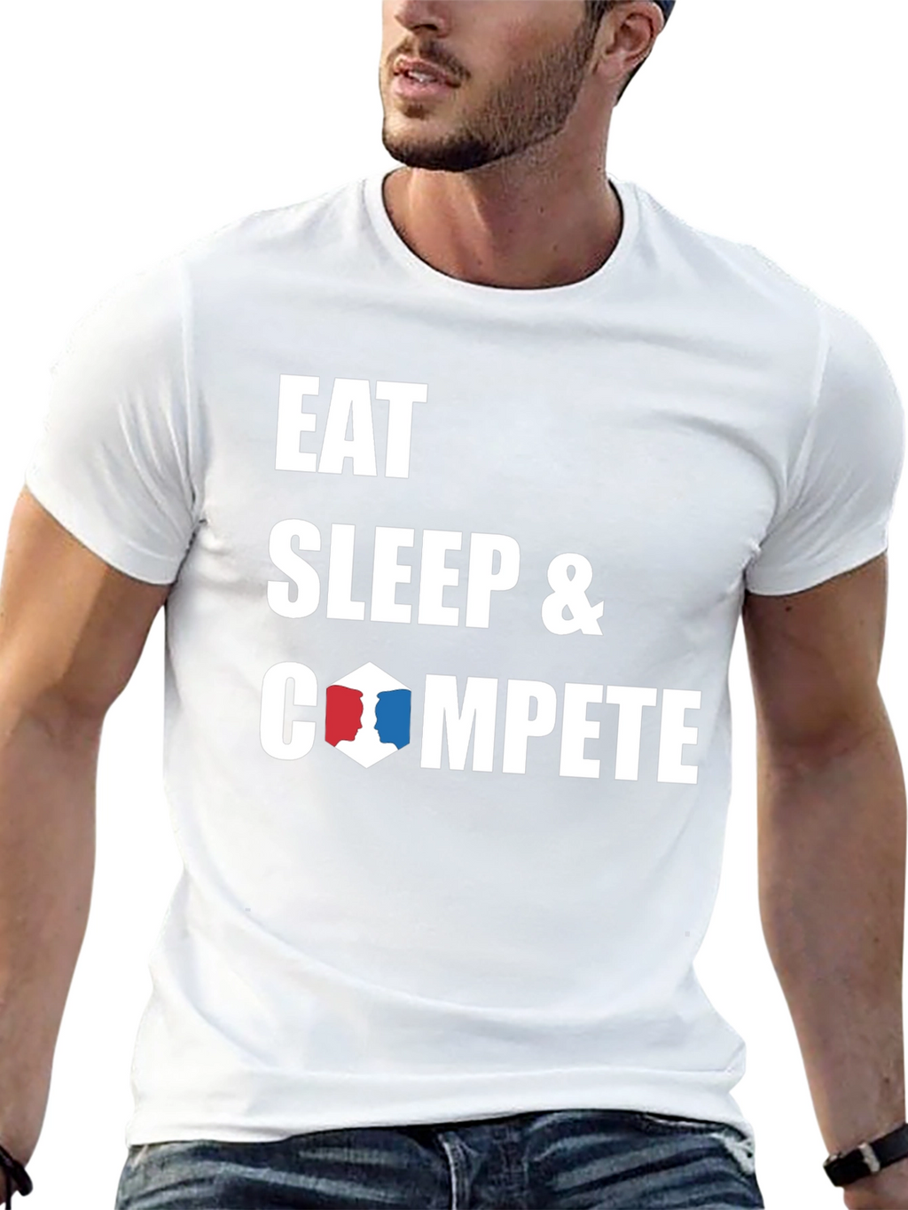 Eat Sleep & Compete Graphic Tee