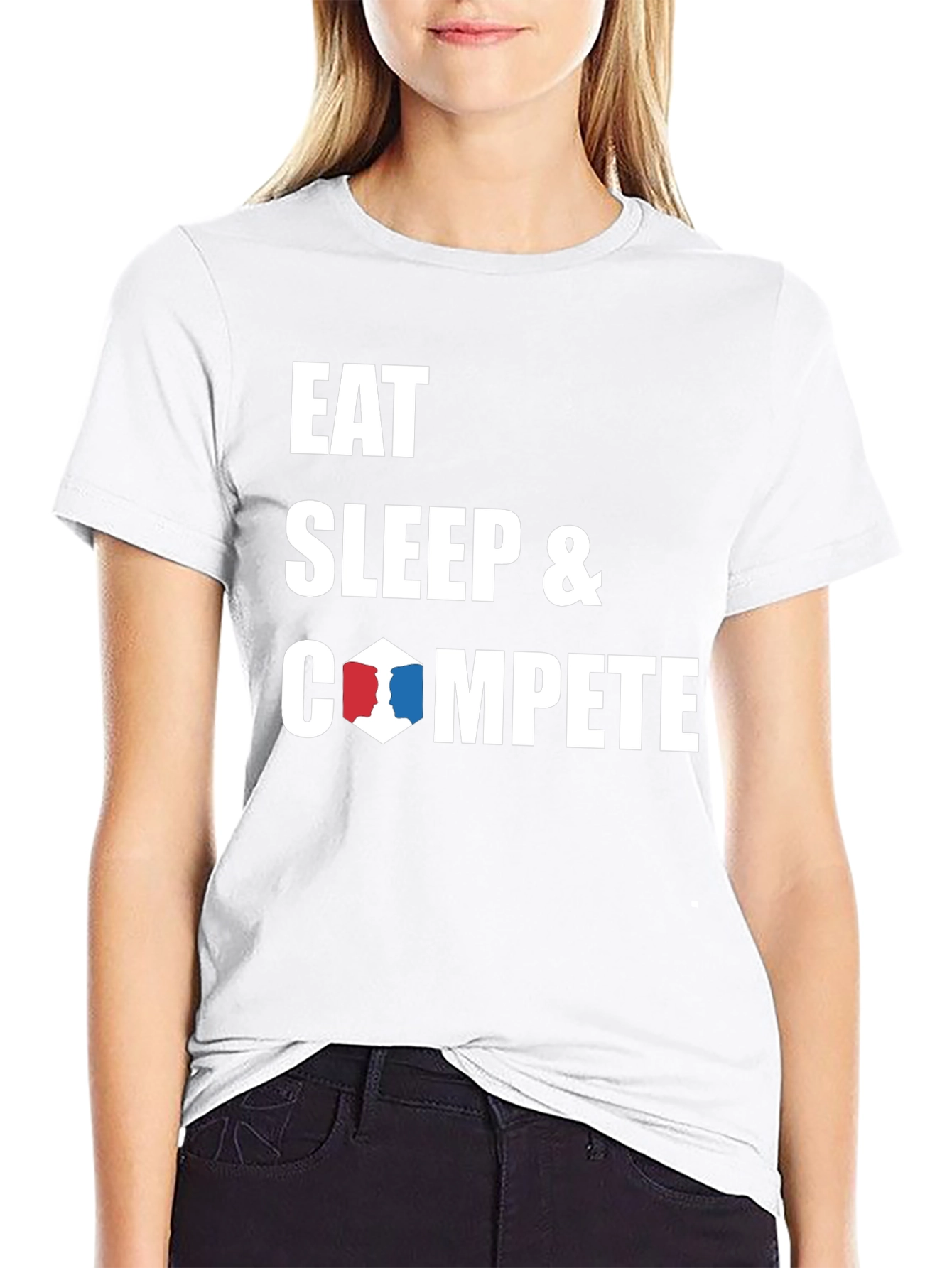 Eat Sleep & Compete Graphic Tee