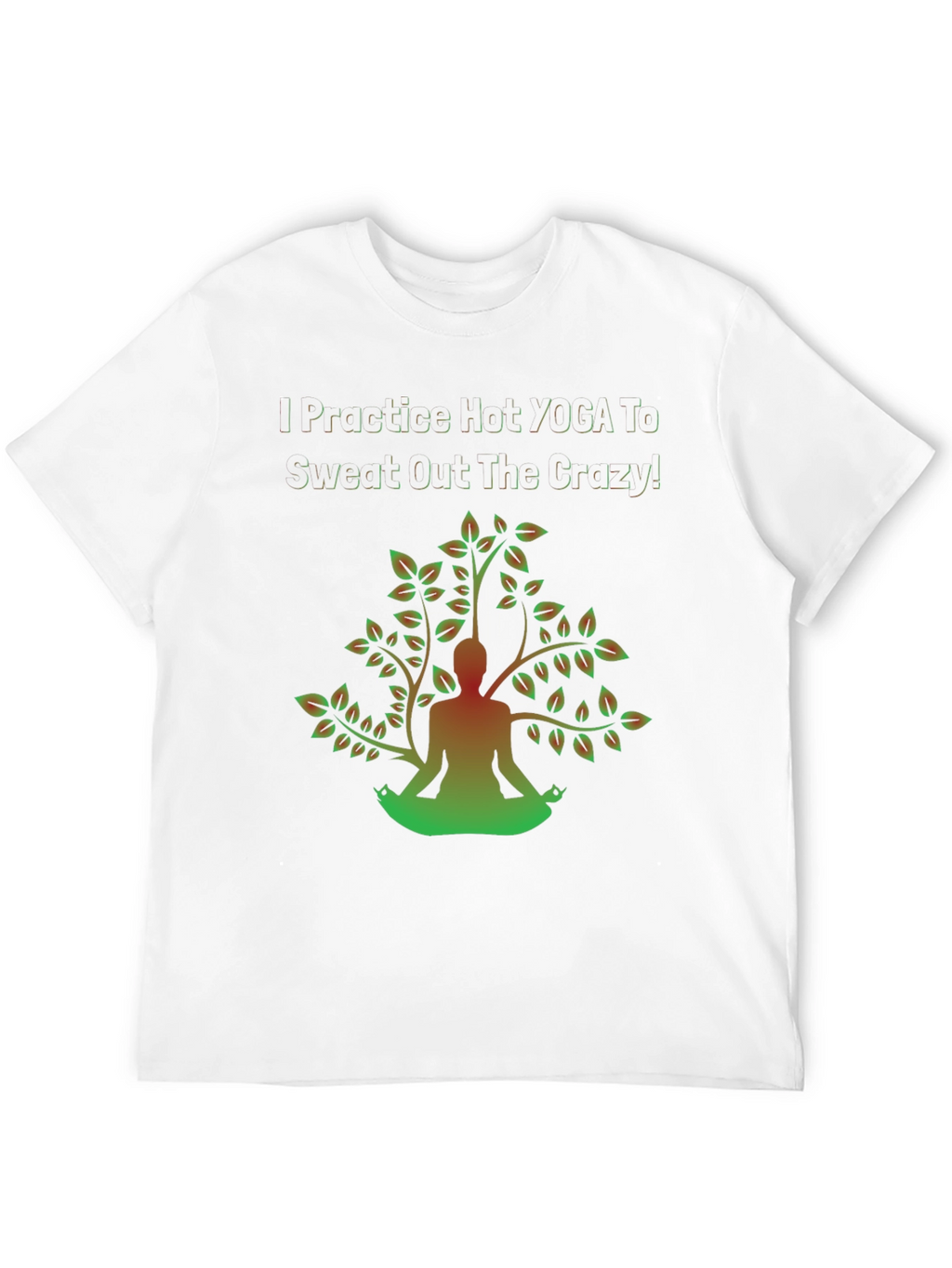 Yoga Crazy Sweat T-Shirt - Mens Graphic Tee
