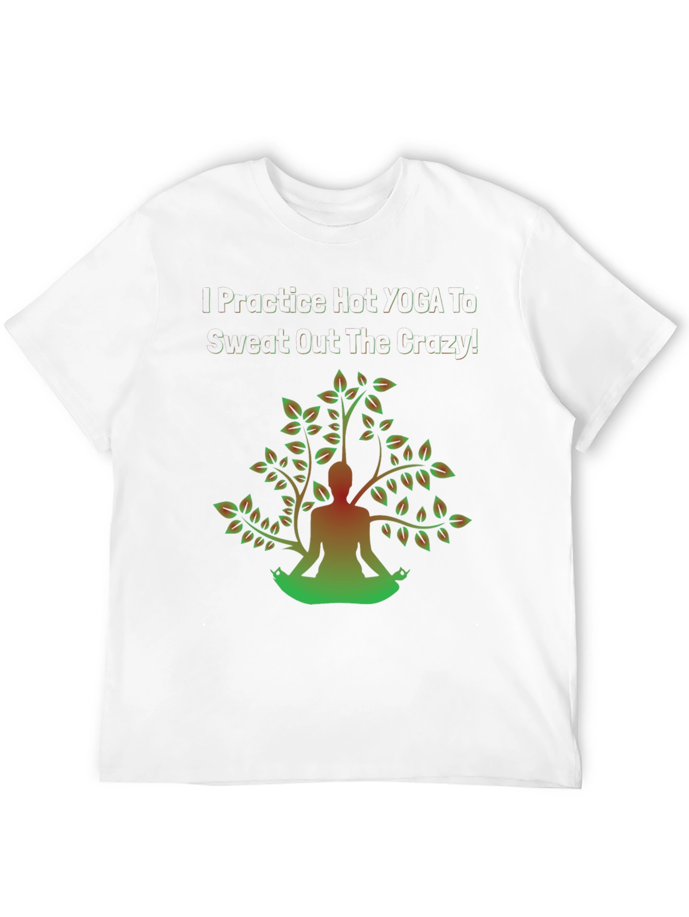 Yoga Crazy Sweat T-Shirt - Mens Graphic Tee