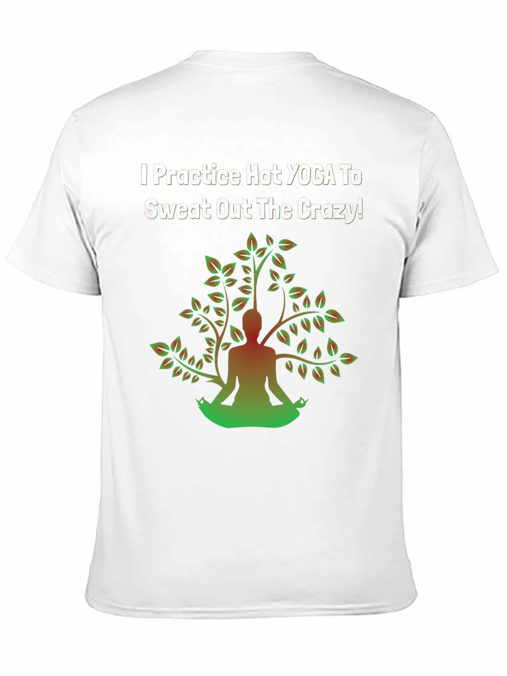 Yoga Crazy Sweat T-Shirt - Mens Graphic Tee
