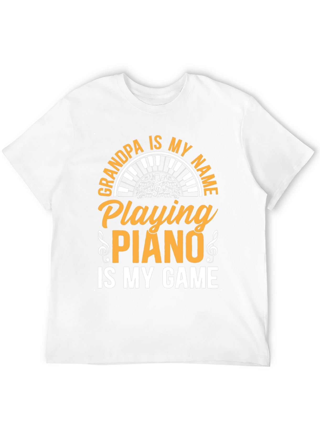 Grandpa Piano Player T-Shirt