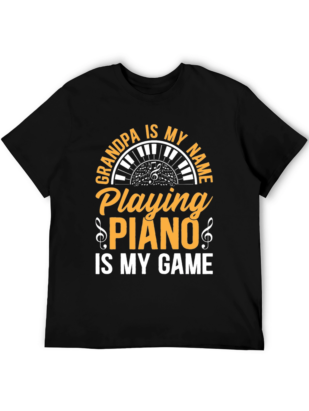 Grandpa Piano Player T-Shirt
