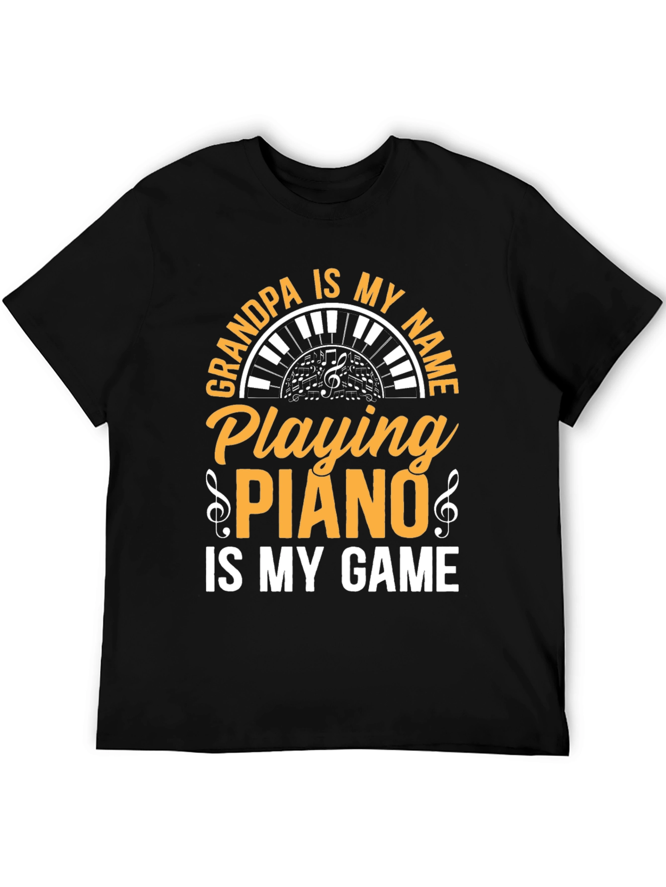 Grandpa Piano Player T-Shirt