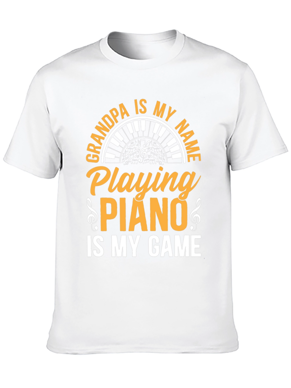 Grandpa Piano Player T-Shirt