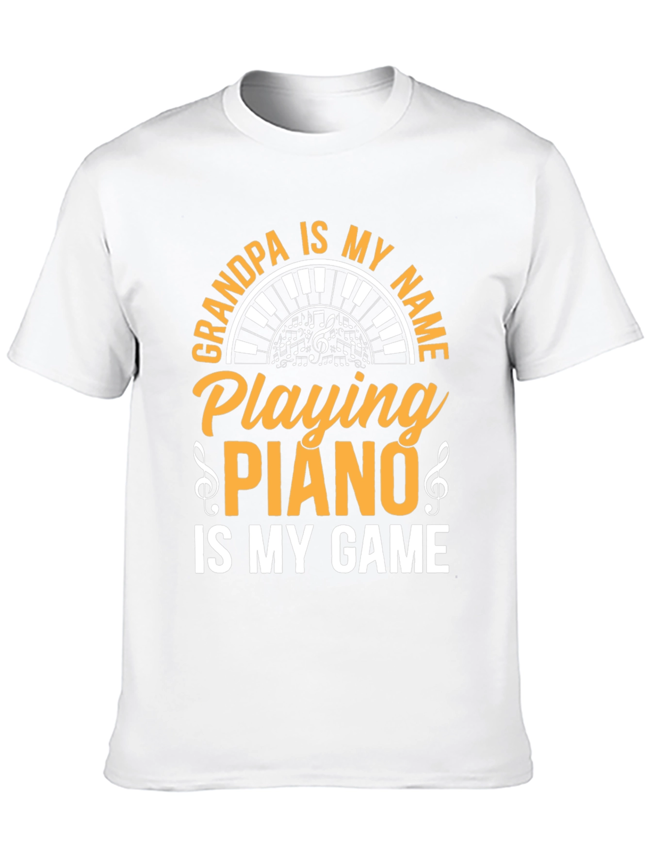 Grandpa Piano Player T-Shirt